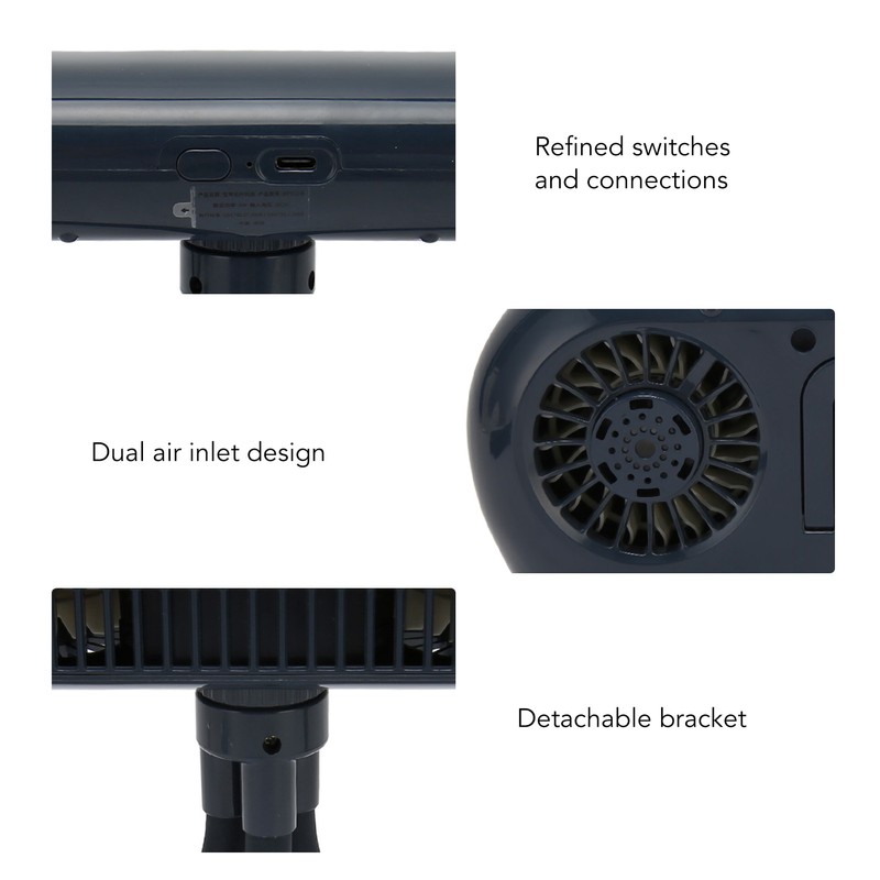 Stroller Fan Mini Handheld 4 Speed USB Battery Operated Baby