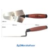 Marshall Tools Brick Trowel with ProGrip Handle for Mixing and