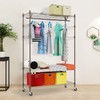 Oliote Rod Garment Rack 3 Tier Metal Wire Shelving Hang