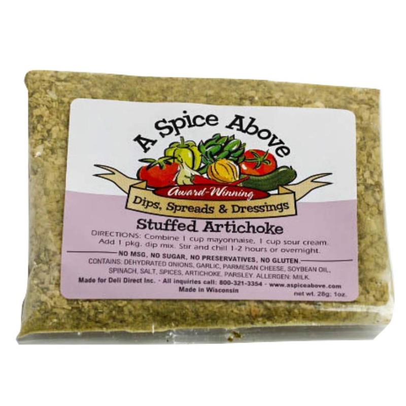 A Spice Above 8 Pack Variety of Dips, Gluten Free,