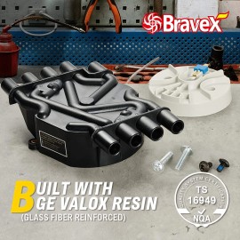 Bravex Distributor Cap and Rotor Kit Brass Terminals For Chevy GMC Vortec V8