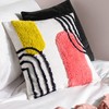 Heya Home Elmer Cushion Cover,Citrus/Pink,45 x 45cm