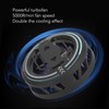 Cell Phone Cooling Fan 3 Speeds Magnetic Semiconductor Mobile Phone
