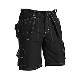 Blaklader Heavy Duty Work Shorts with Nail Pockets. size: 34 Waist x Regular, color: Black