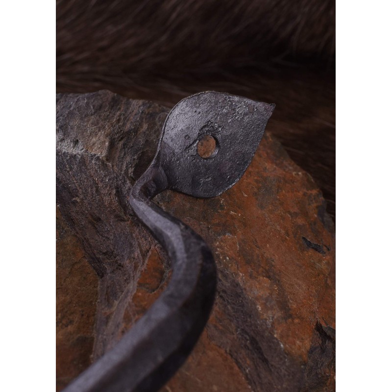 Battle-Merchant Forged Handle Fitting Chest Handle Hand-Forged Steel - Wrought