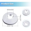 MroMax Fit 1/2 inch Outer Diameter Flange Water Pipe Cover