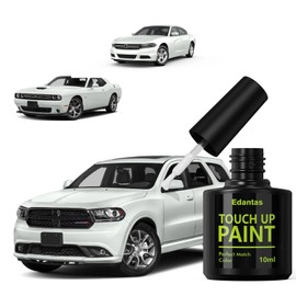 Edantas PW7/GW7 Bright White/White Knuckle Touch Up Paint for Dodge Cars, Professional Auto Touch-up Paint Scratch Repair Kit, Automotive Paints Exact Match Compatible with Challenger/Charger/Durango