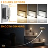 Jandov 4 Pack Motion Sensor Stair Lights Indoor Outdoor,Dimmable Motion