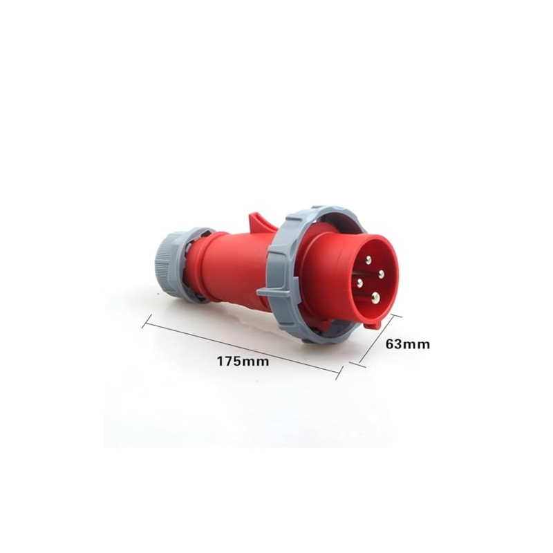 GXMRHWY IEC60309 Waterproof CEE Industrial Connector Plug 4Pin 32A 380V-415V