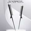 Salon Highlights Comb Rat Tail Teasing Clip Comb, Professional Teasing
