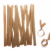 100pcs Plastic/Paper Coated 4" (10cm) X 1/4" (6mm) Twist Ties