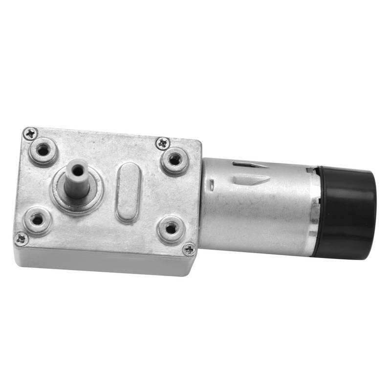 DC Worm Gear Motor 15mm Double Shaft Speed Reduction Drive