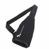 Small Chest Bag Black Color Oxford Fabric Sling Backpack with