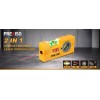 PREXISO 2-in-1 Line Laser Level -Mini Torpedo Level w/Light 3-3/4