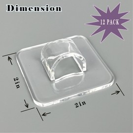 WEIMAISI Glasses Holder 12pack Sunglass Organizer Wall, Acrylic Sunglass Holder Clear Sunglasses Display Rack for Multiple Glasses, Eyeglass Holder for Office & Home Decor