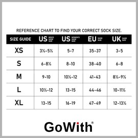 GoWith Unisex Thick Cotton Hiking Socks (Pack of 4), Colour set 3014 (grey) - 4 pairs