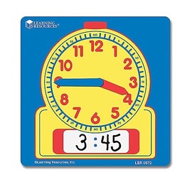 Learning Resources Write and Wipe Student Clocks - Help Kids Practice Time, Math Manipulatives, Homeschool, Classroom Must Haves, Set of 10