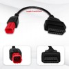 Obd2 Adapter Cable for Guzzi Kawasaki Suzuki Motorcycle 6 Pin