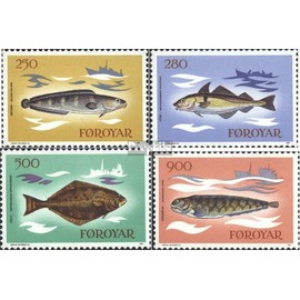 Denmark - Faroe Islands 86-89 (complete.issue.) FDC 1983 Fish (Stamps for collectors) Water animals