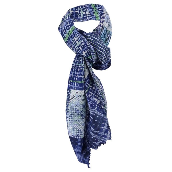 TigerTie Scarf in Turquoise, Green, Blue, Navy, Grey, Patterned, Scarf
