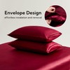 Candoury Satin Sheets Bed Set 4 Pcs, King Size Silky