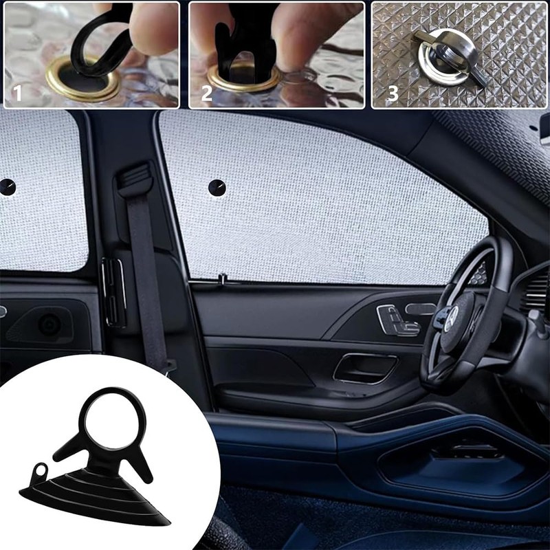 DFsucces Strong Suction Cup Vacuum Hook, PVC Material, Long-Lasting Strong