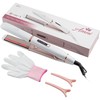 Asani 2-in-1 Flat Iron Hair Straightener and Curler - Negative