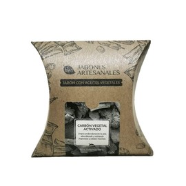 Blen  Jabón artesanal con carbón vegetal activado 100 gr, paquete con 3 piezas