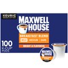 Maxwell House Breakfast Blend Mild Roast K-Cup Coffee Pods, 100