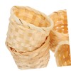 CIYODO 6 Pack Miniature Woven Baskets Handheld Flower Baskets for