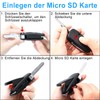 UYIKOO Mini Kamera, Kleine Kamera Autoschlüssel, 1080P HD Tragbare Videokamera