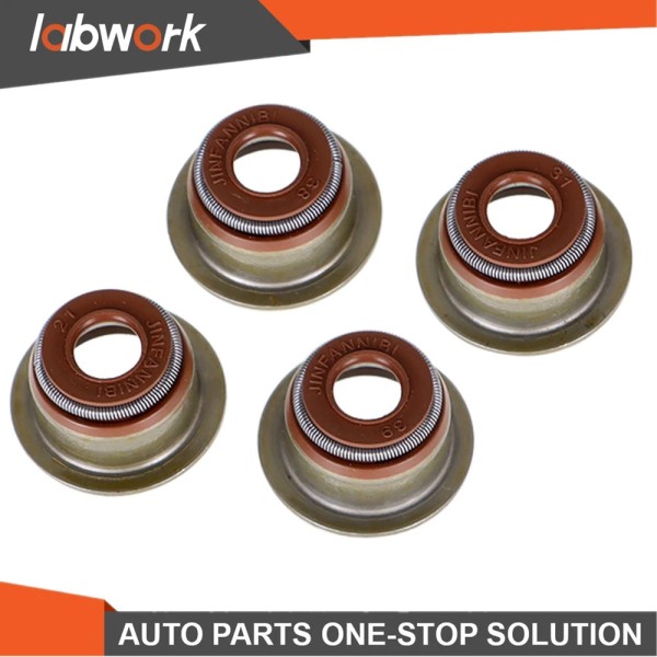 Labwork 4 Pcs Valve Stem Seals For E-Z-Go 295cc /