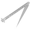 Stainless Steel Welding Taper Gap Gauge Portable Depth Ruler Hole