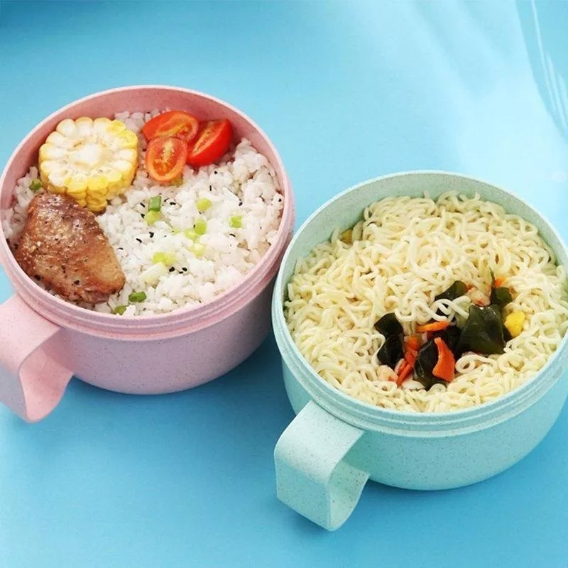 YAKADA Lonchera Portavianda Contenedor Lunch Box 850 Ml Para Fideos