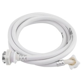 2/3 m PVC Washing Machine Water Inlet Hose White Color Burst Proof Washer Pipe Tube Connector Accessories Replacement Part (3 m)