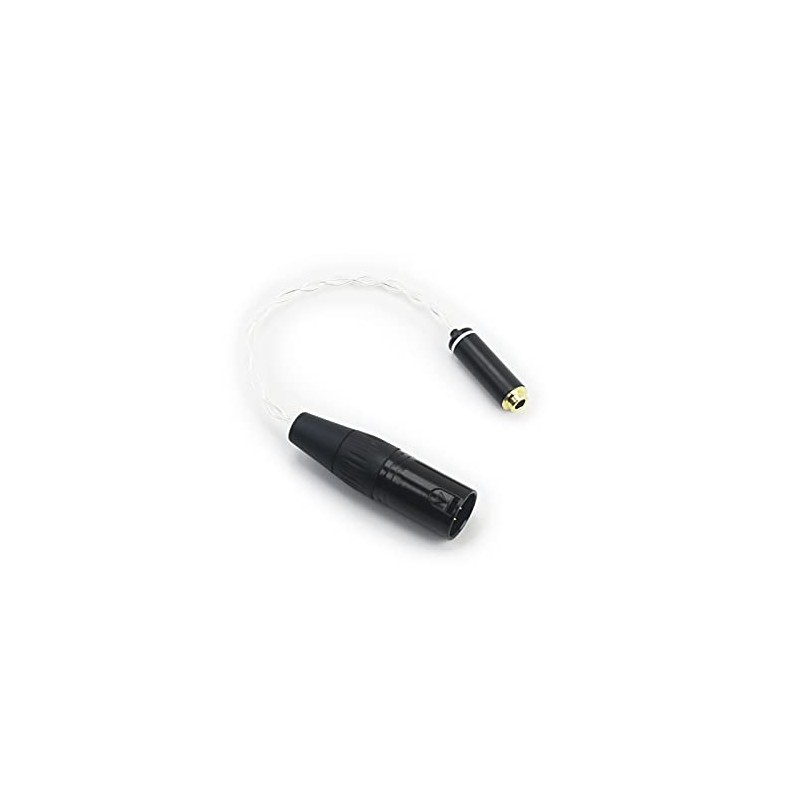HansnBy 4 Pin XLR Male to 4.4mm Balanced 8 Core