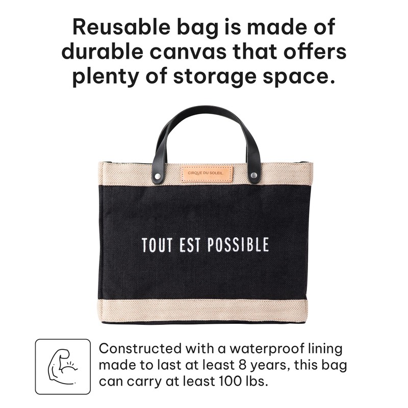 CIRQUE DU SOLEIL Tout Est Possible Tote Bag