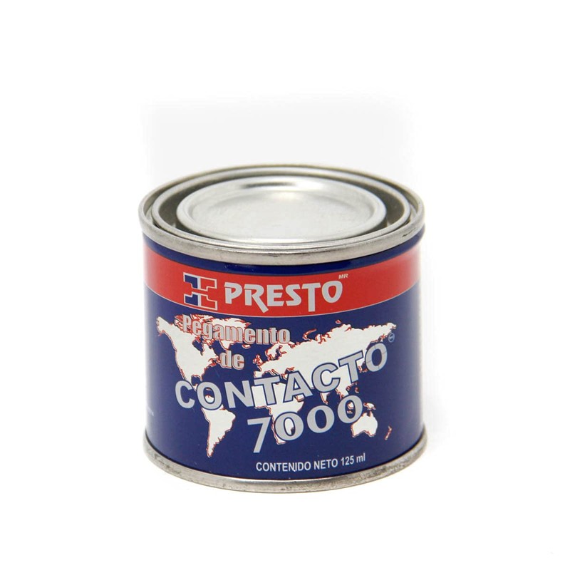 Pegamento Contacto 7000 Presto Amarillo Uso General (125 ML)