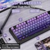 ZIYOU LANG M75 Wireless Gaming Keyboard, RGB Backlit Rechargeable 2000mAh