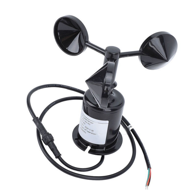 Wind Speed Sensor Professional High Accuracy 3 Cups Wind Speed