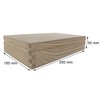 Shallow Flat Slim Wooden Box Gift Case | 25 x