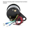 Acouto Tacómetro electrónico de 12 V, tacómetro universal de aluminio