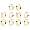 10Pcs Tablecloth Clips Stainless Steel Leaf Style Anti Slip Multi