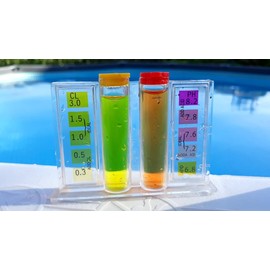 Kit de medición Ph & Cloro 1/2 Oz OTO RED OTO Analizador de Cloro y PH Para Agua de Albercas Y Spas