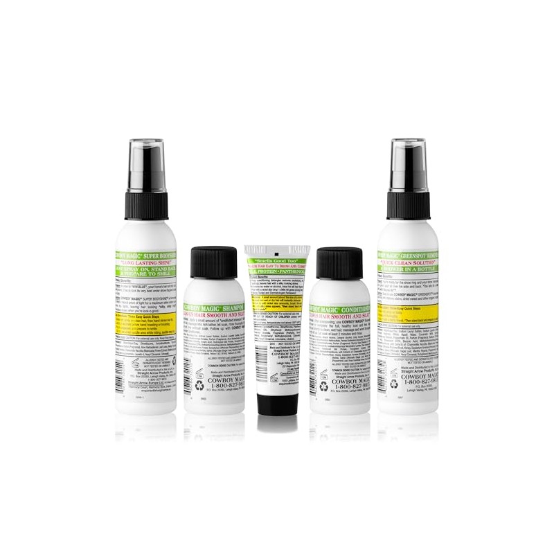 Cowboy Magic Sample Kit – Includes Rosewater Shampoo (2 oz),