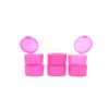 Mintra Home Utility Boxes - 150ml Round BRIGHT PINK 6pk