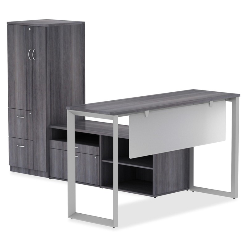 Lorell Relevance Series Charcoal Laminate Office Furniture