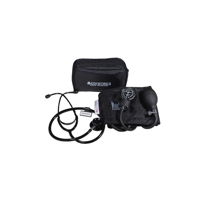 Baumanometro Aneroide Duplex - Medimetrics 5881D Negro Ninja