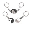 2 Pcs Cat Keychain, Matching Cute Keychain Couple Gifts, Keychain