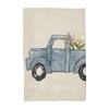 Mud Pie Painted Easter Towel, Truck, 14" x 21"